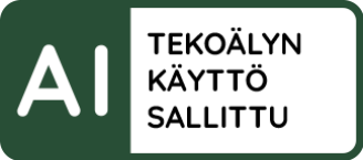 Tekoälyn käyttö sallittu.