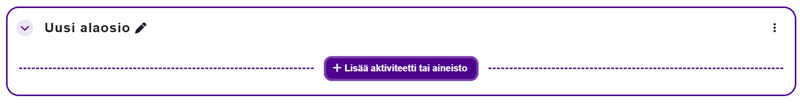 Lisää alaosio.